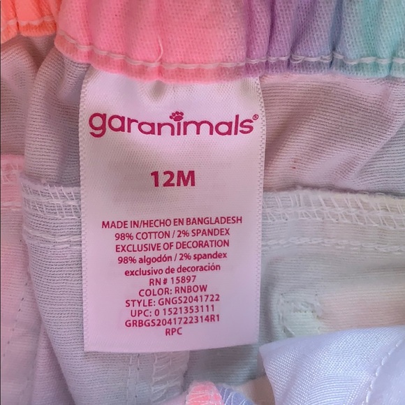 12m girl’s pastel shorts - Picture 3 of 3